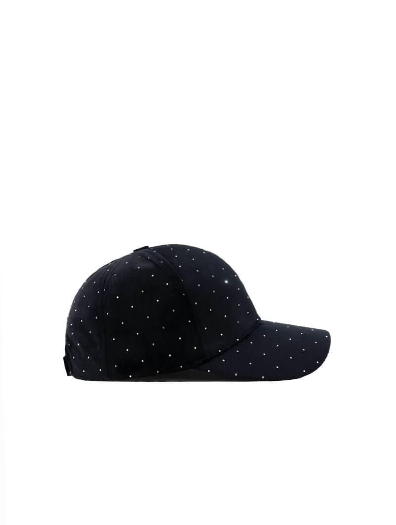 Casquette en strass